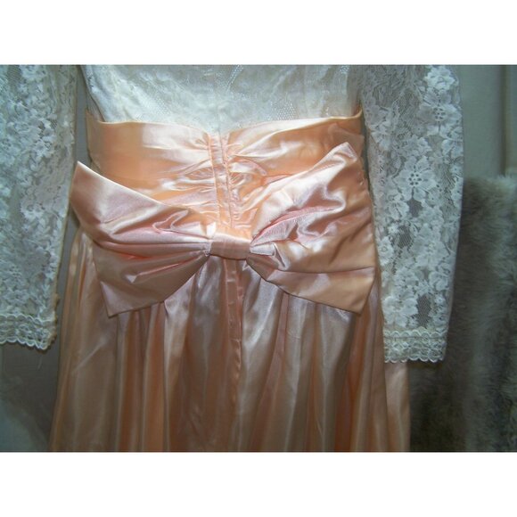 Vintage Jessica McClintock Bridal Dress Gown Size 16 Halloween Wedding Cosplay - Picture 5 of 14